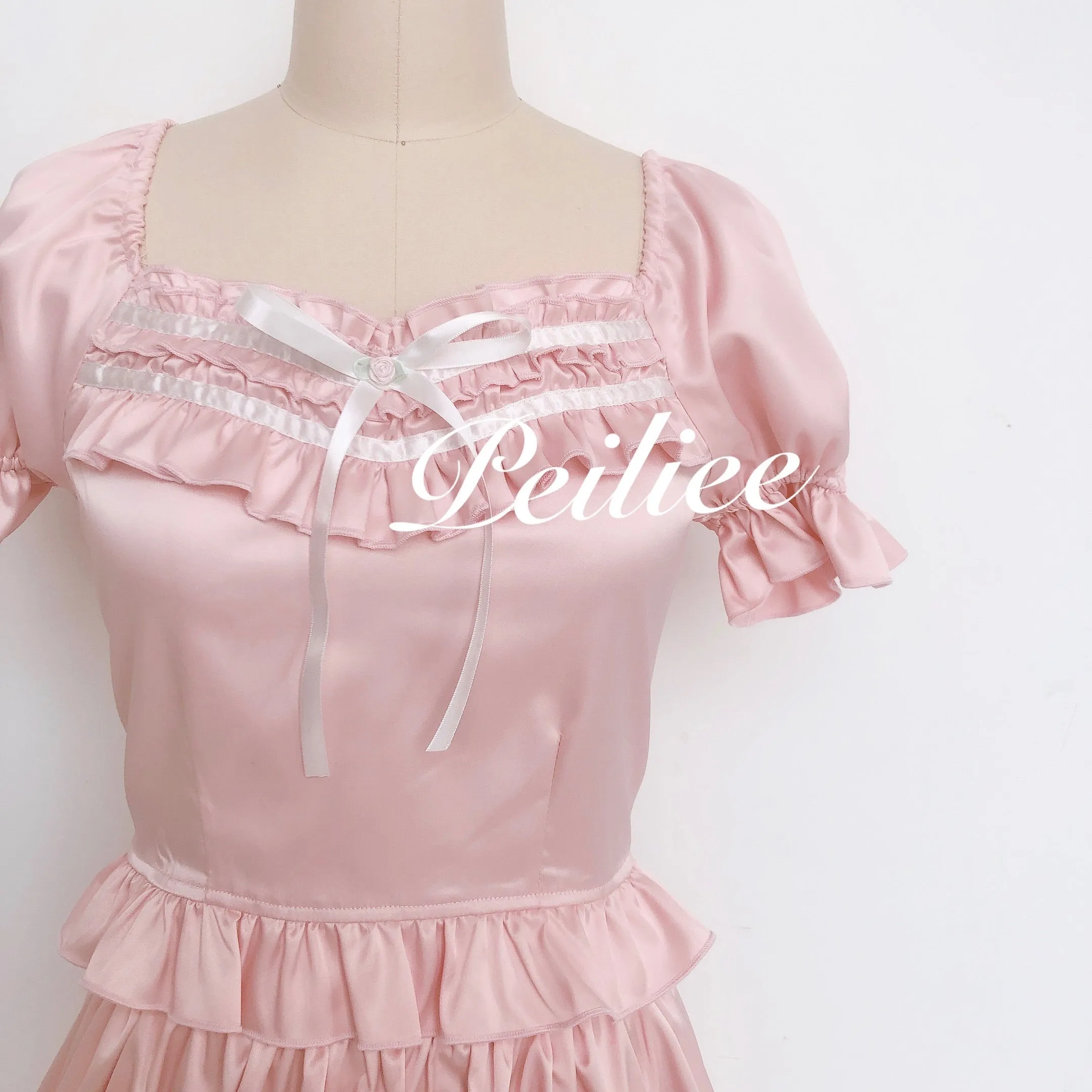 [Peiliee Design 5 years anniversary] Sakura Soft Satin Dress Set