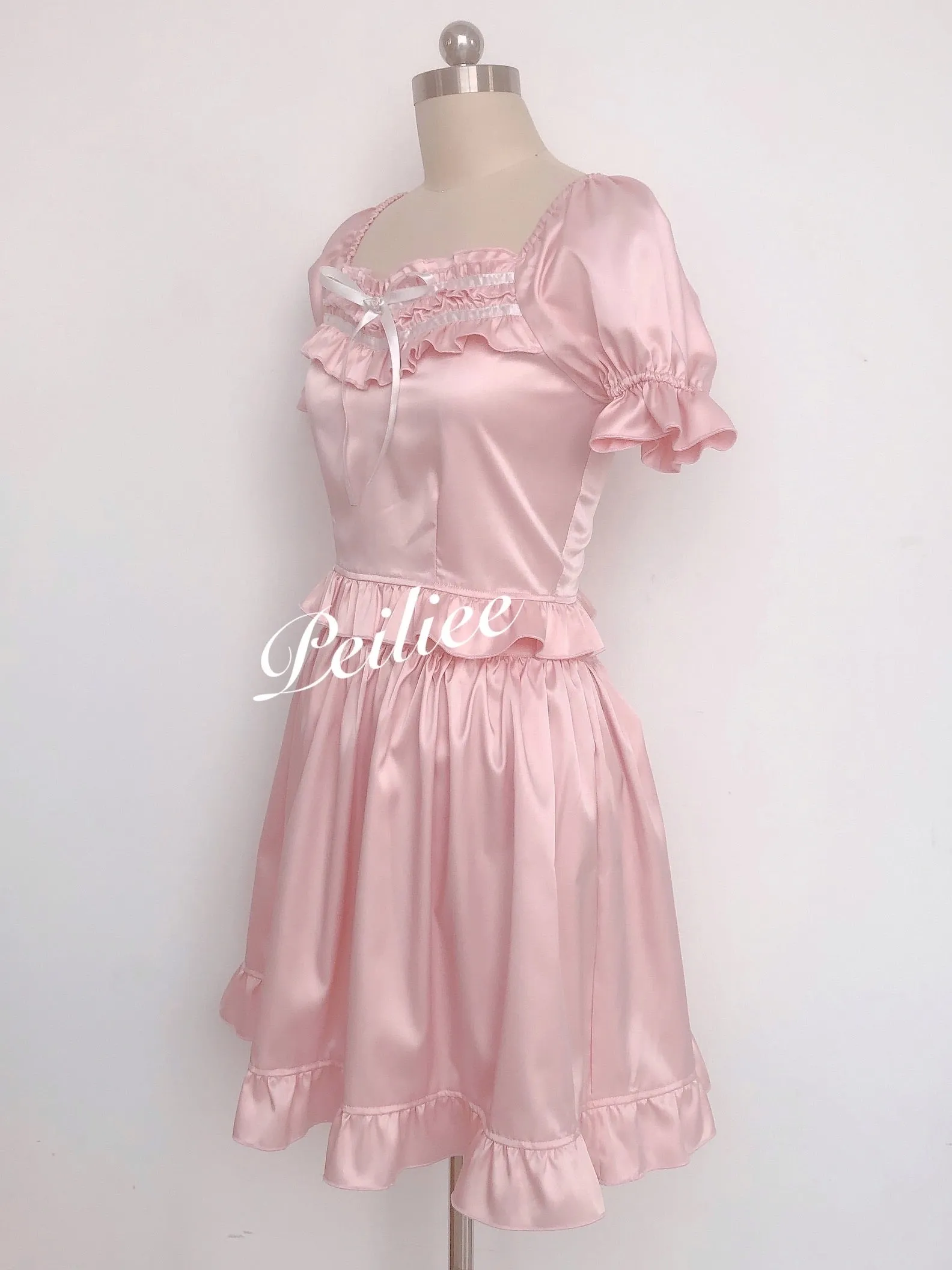 [Peiliee Design 5 years anniversary] Sakura Soft Satin Dress Set