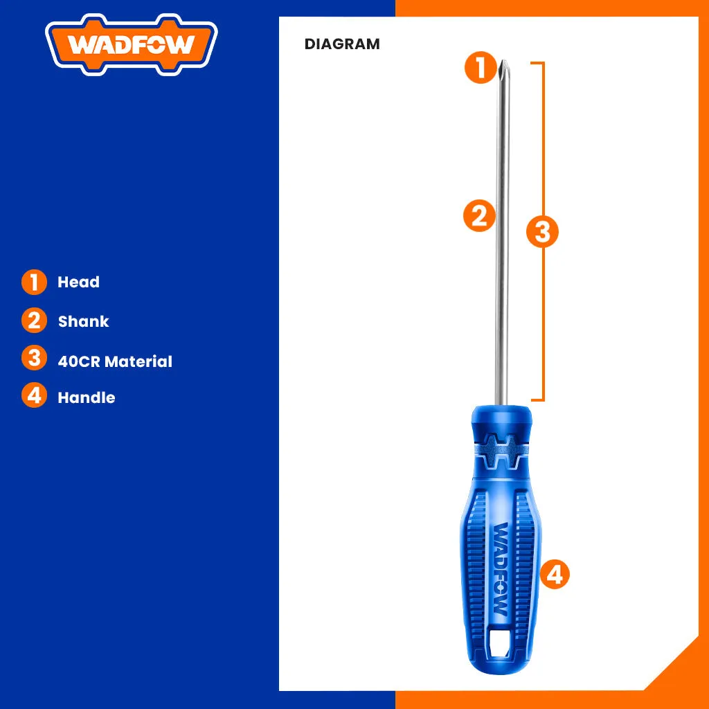 Phillips Screwdriver Round Shank Material 40CR