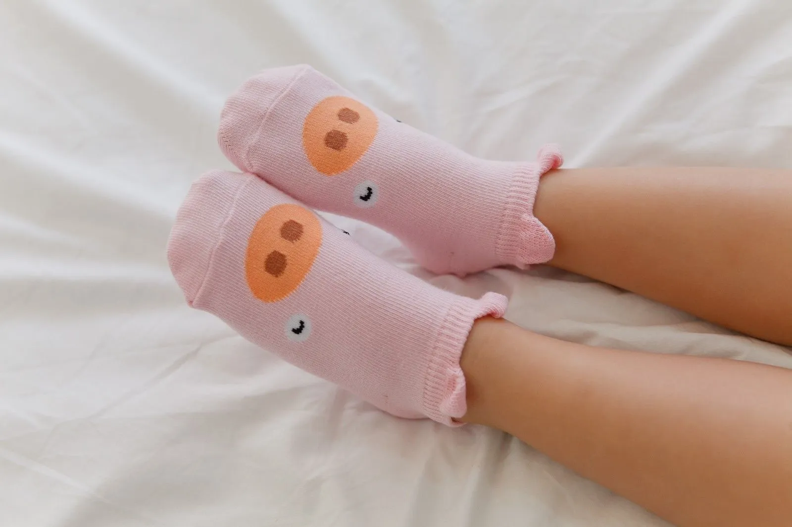 Piggy Animal Ankle Socks