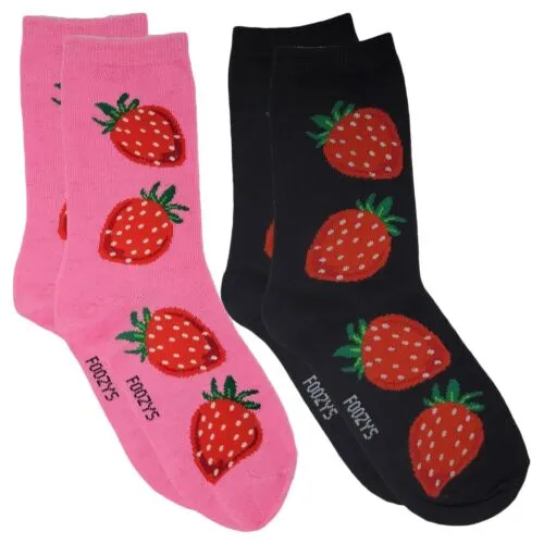 PINK STRAWBERRIES SHORT SOCKS