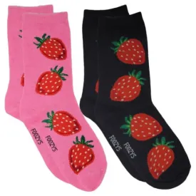 PINK STRAWBERRIES SHORT SOCKS