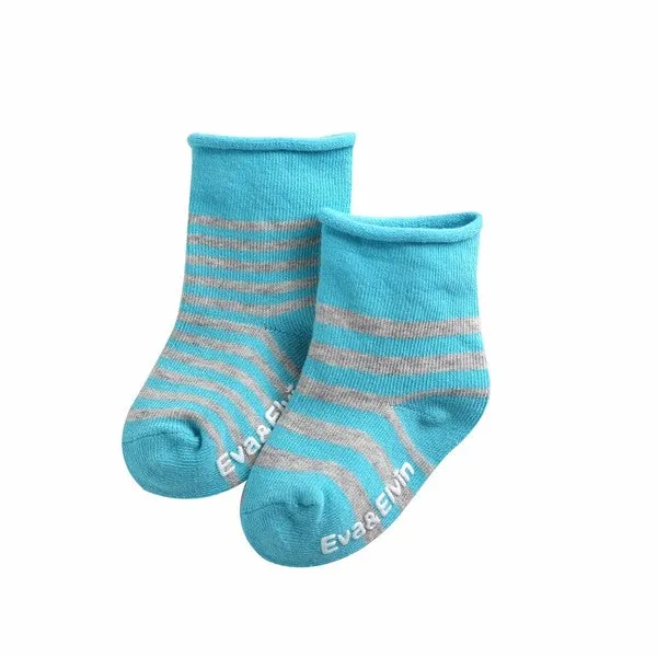 Pippi Ankle Socks (Green/Mint/Purple)