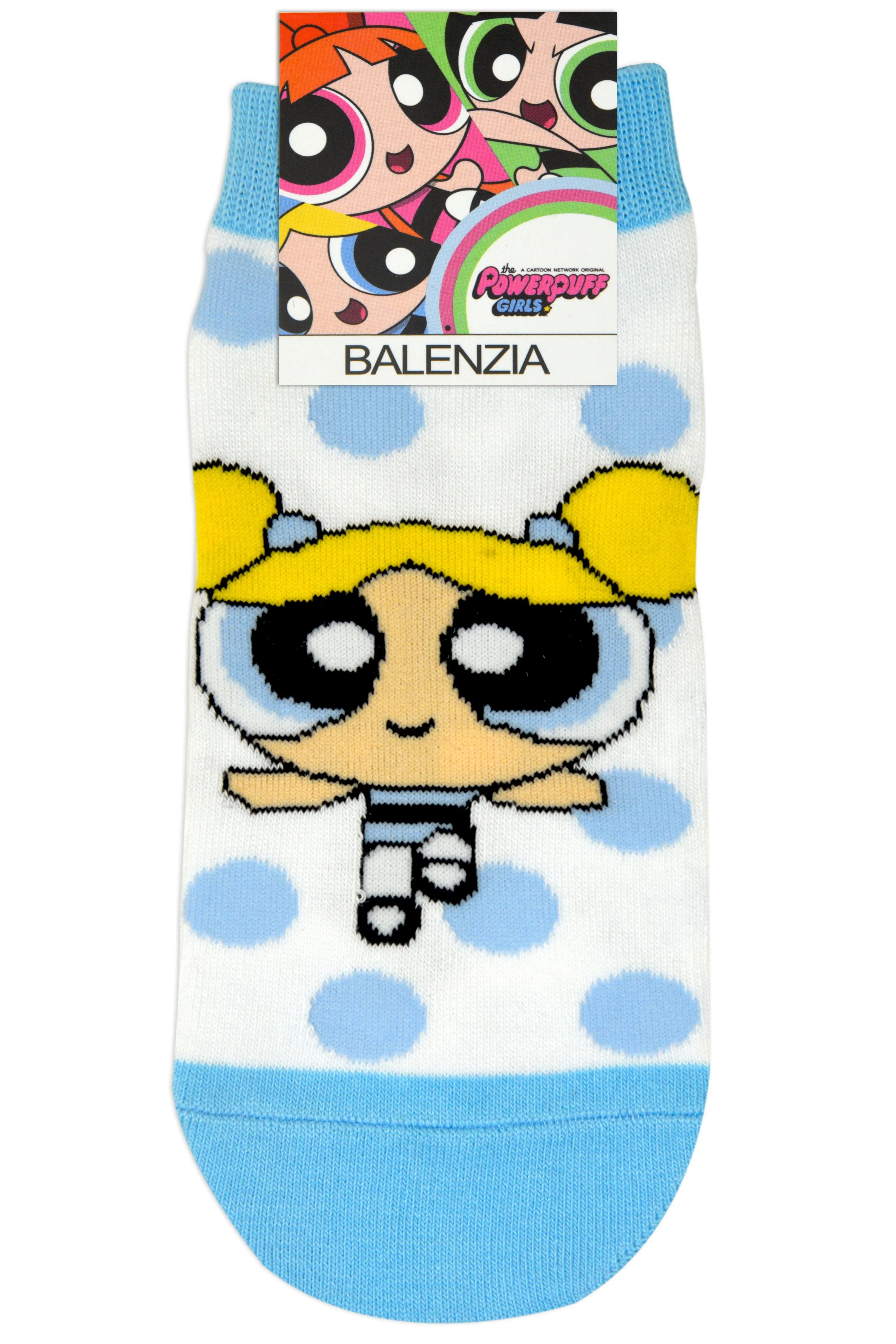 Powerpuff Girls By Balenzia Low Cut Socks for Kids (Pack of 3 Pairs/1U)(7-9 YEARS)