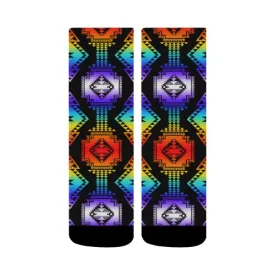 Rainbow Gathering Crew Socks