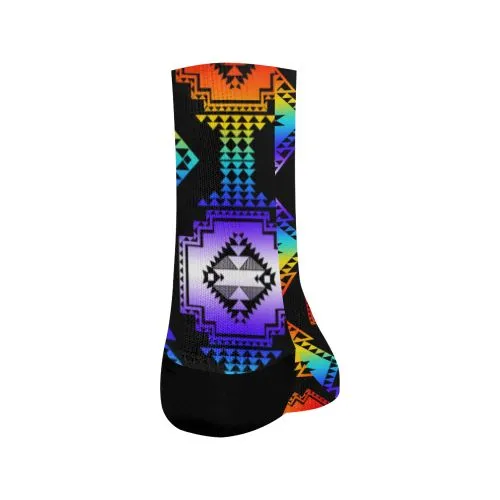 Rainbow Gathering Crew Socks