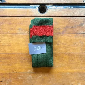 Regent - Wool Boot Sock - Military Green