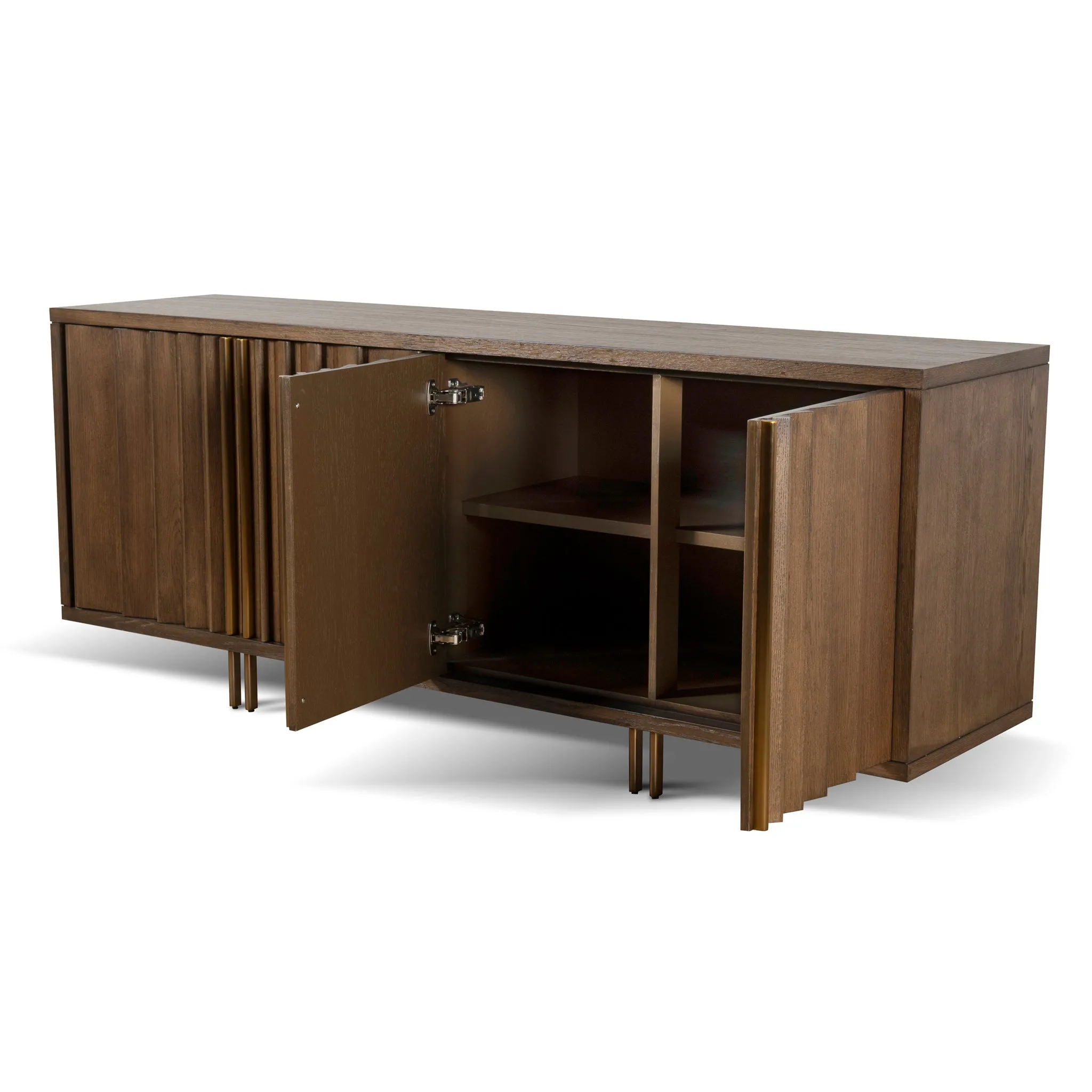 Roshan 2m Buffet Unit - Caramel Oak