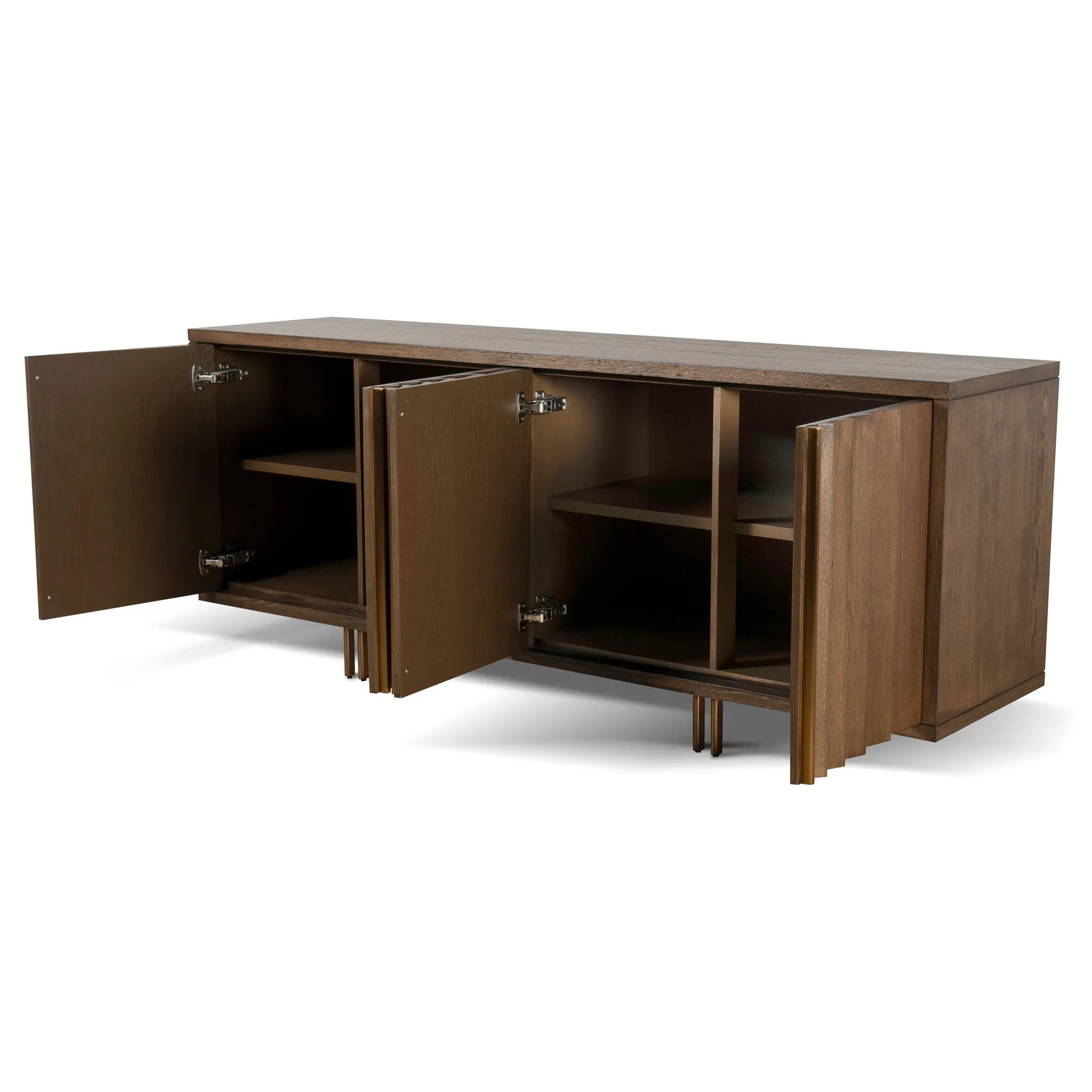 Roshan 2m Buffet Unit - Caramel Oak