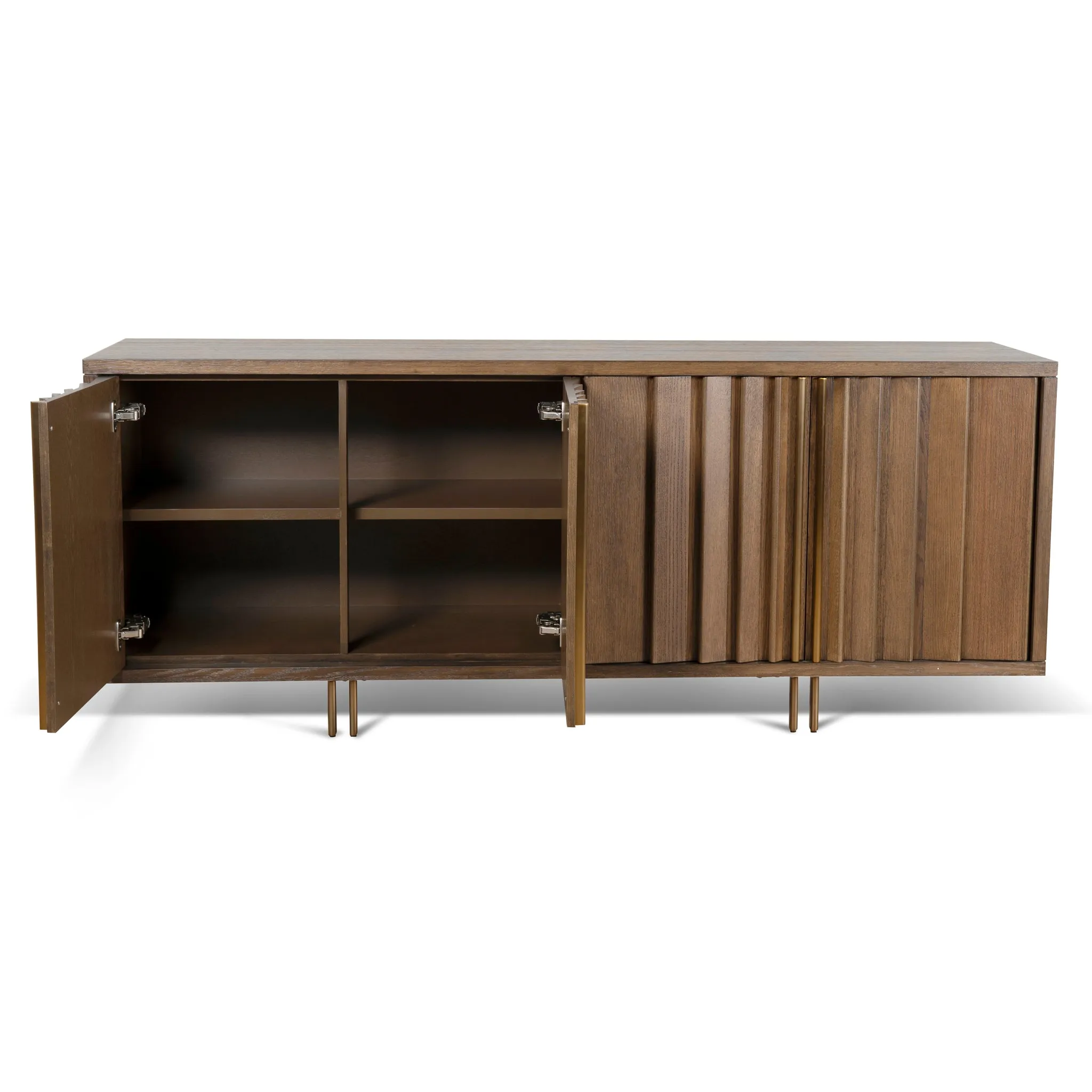 Roshan 2m Buffet Unit - Caramel Oak