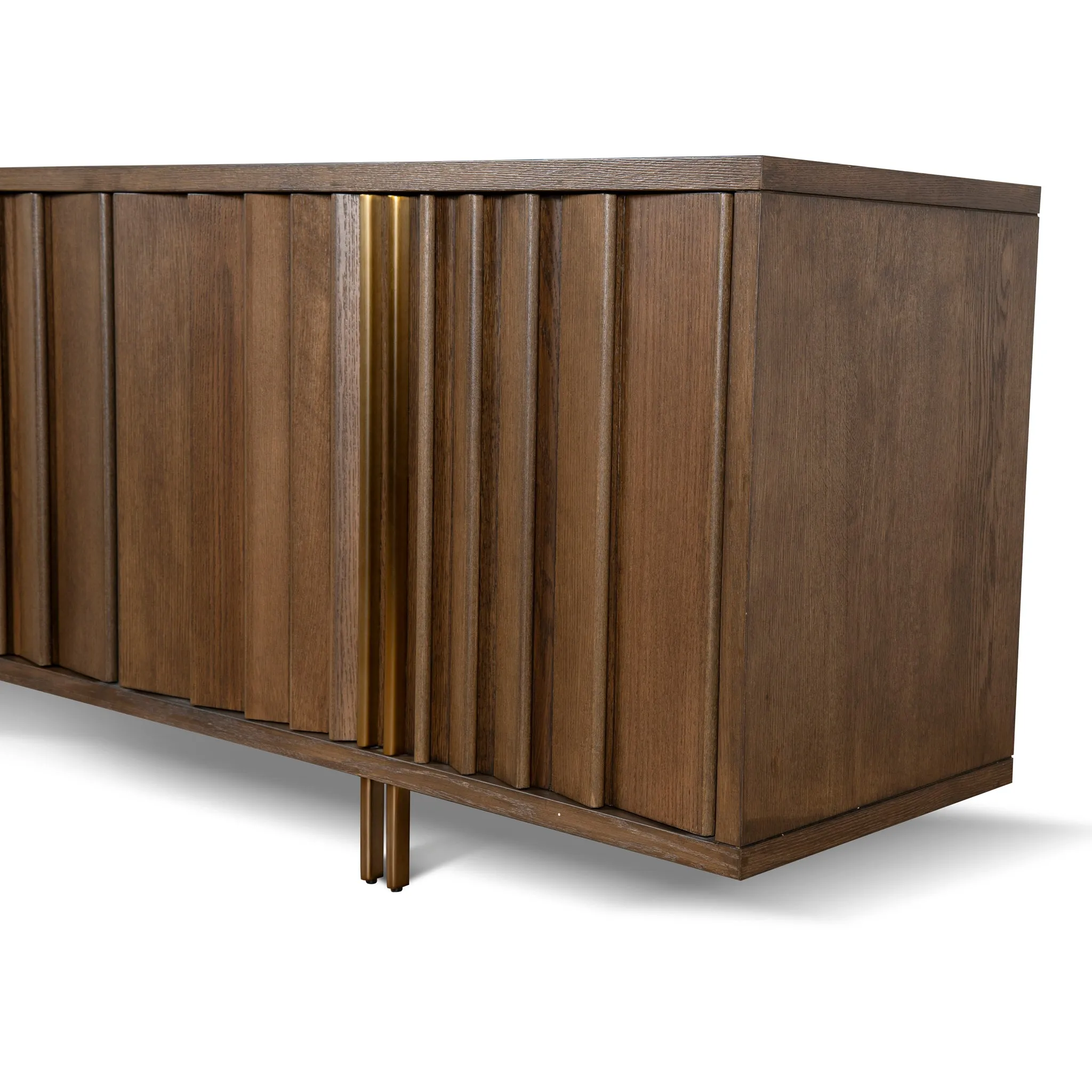 Roshan 2m Buffet Unit - Caramel Oak