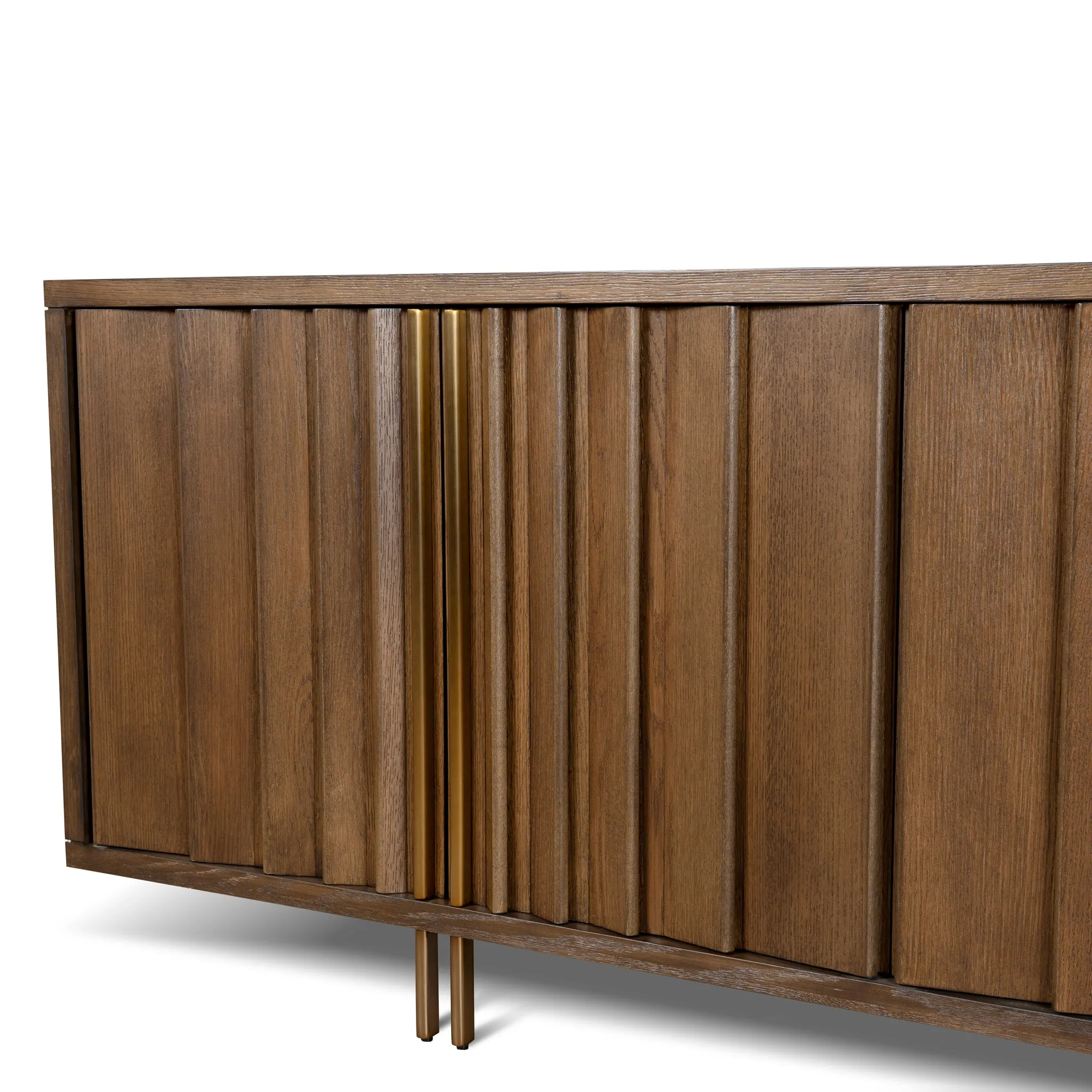 Roshan 2m Buffet Unit - Caramel Oak