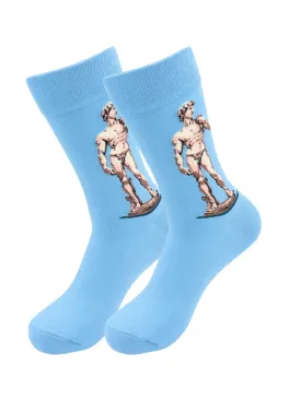 Sick Socks - David (Michelangelo) - Dress Casual Socks