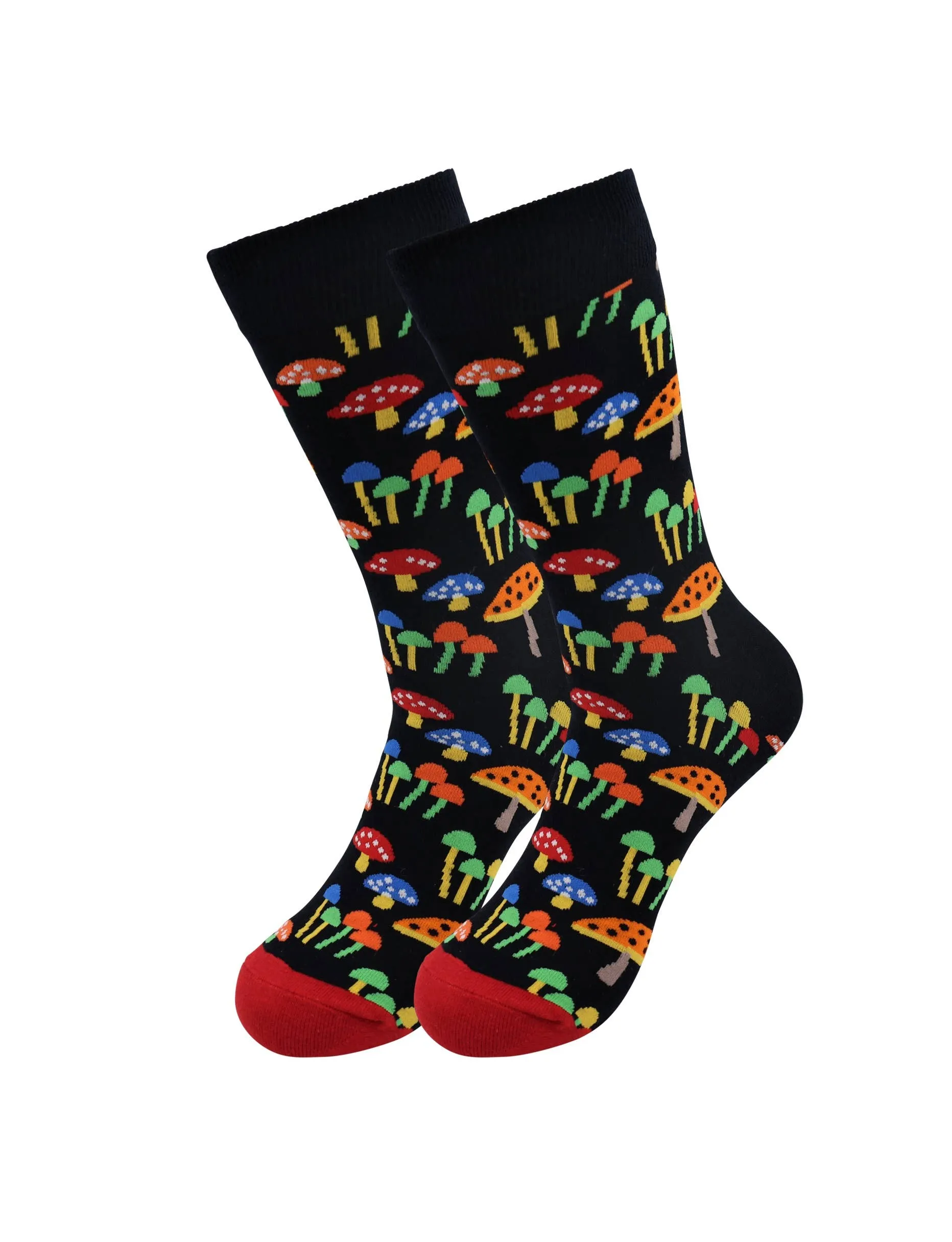 Sick Socks- Mushrooms - Trippy Dress Socks