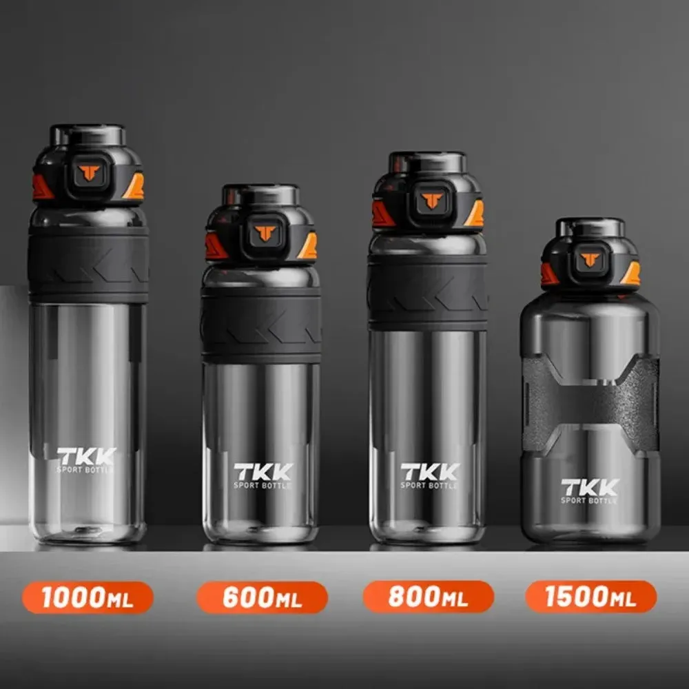 SINOTAO  -  1000ml/1500ml High Quality Tritan Material Water Bottle With Straw Portable Durable Gym Fitness Outdoor Sport Drinking Bottle