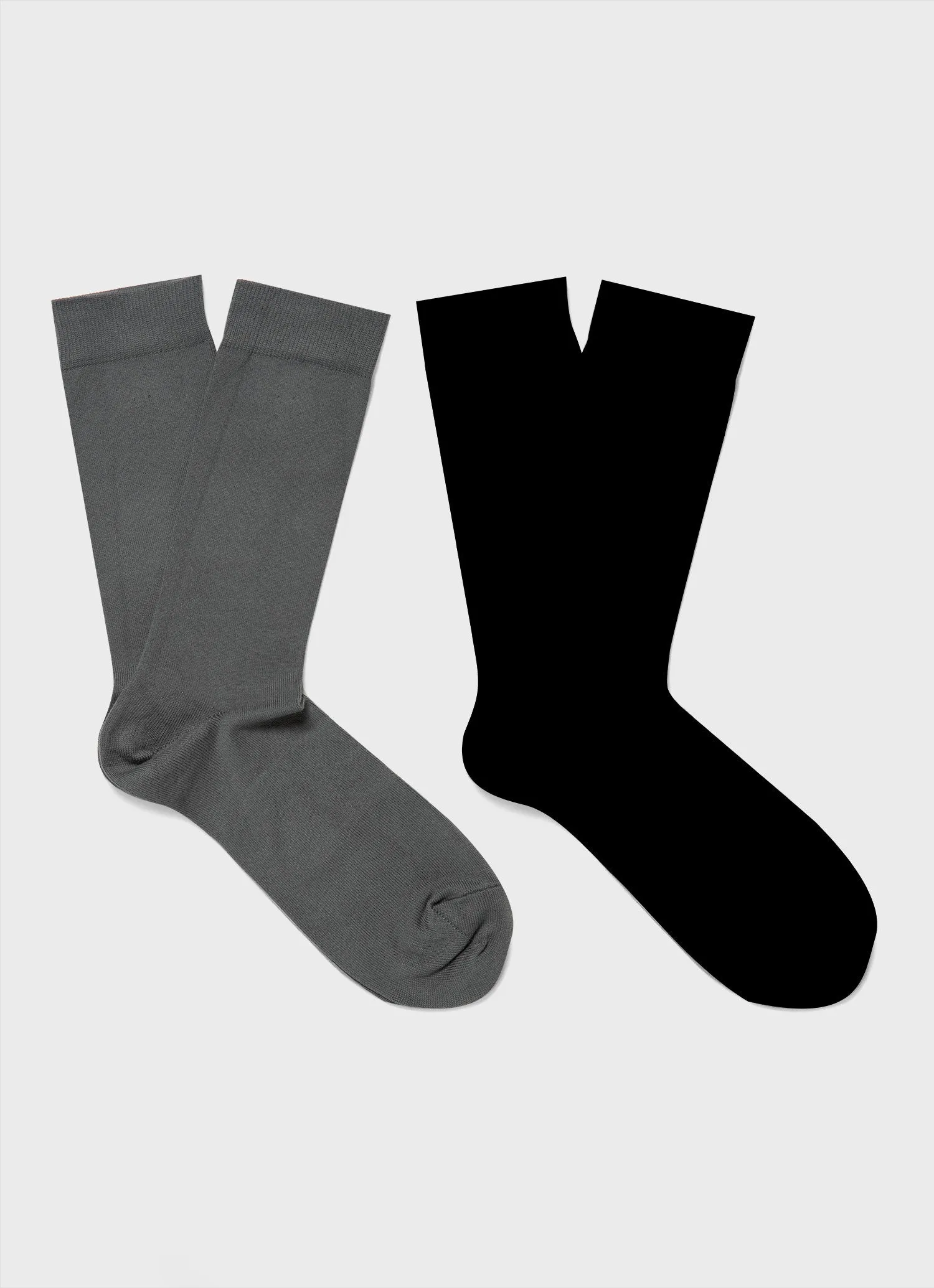 Sock Gift Set in Black/Drill Green