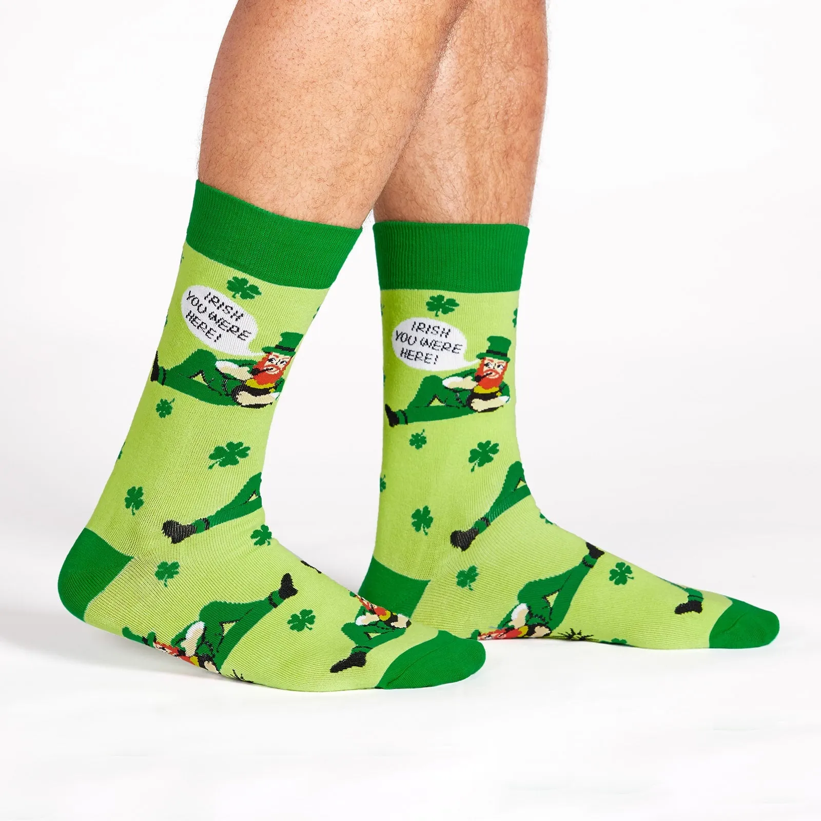 Sock It To Me Men's Crew Socks - Irish You Were Here