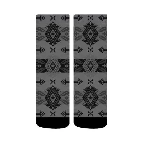 Sovereign Nation Gray Crew Socks