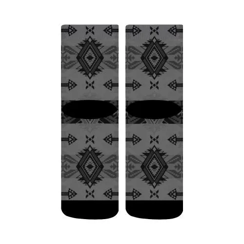 Sovereign Nation Gray Crew Socks