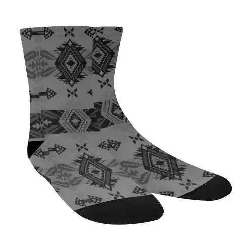 Sovereign Nation Gray Crew Socks