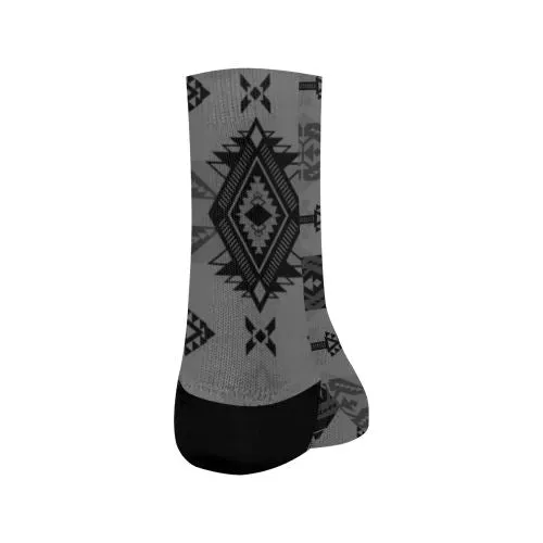 Sovereign Nation Gray Crew Socks