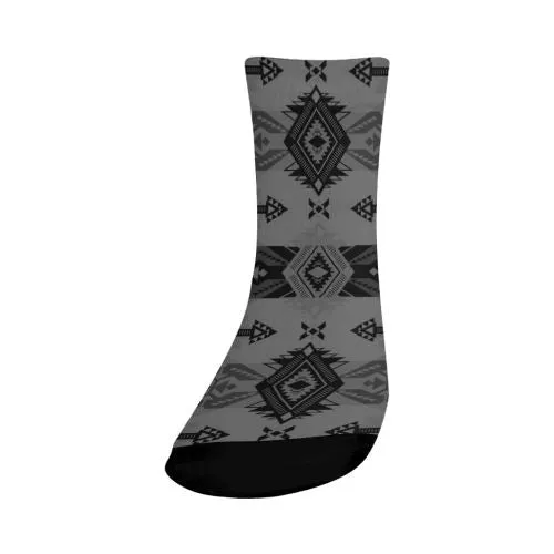 Sovereign Nation Gray Crew Socks