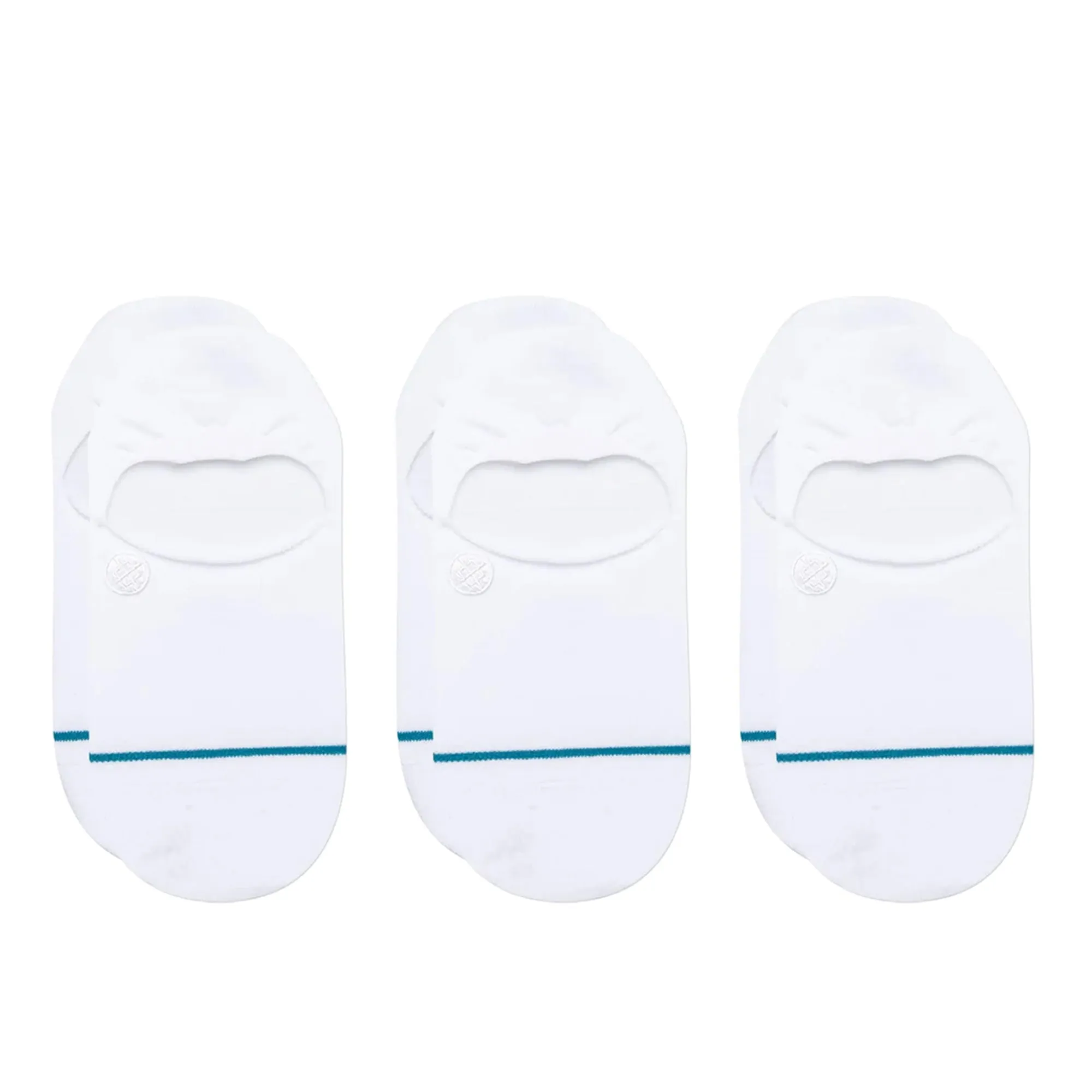 Stance Icon No Show Socks 3 PACK - White