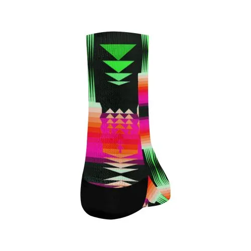 Sunset Lake Sage Crew Socks