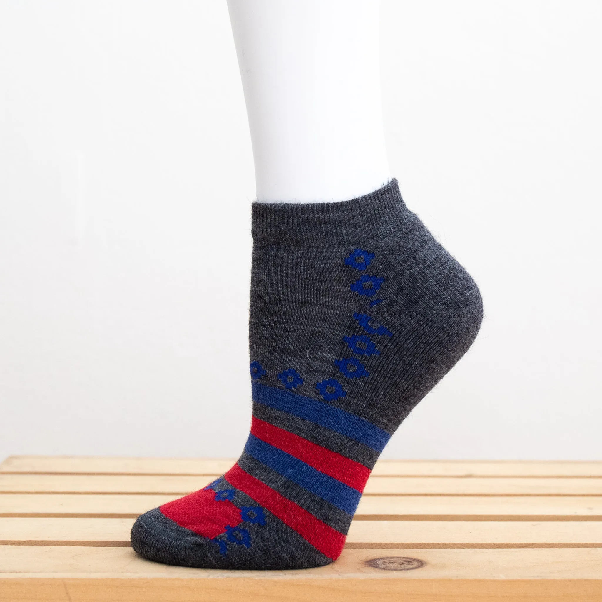 Tey-Art Cushioned Alpaca Ankle Socks