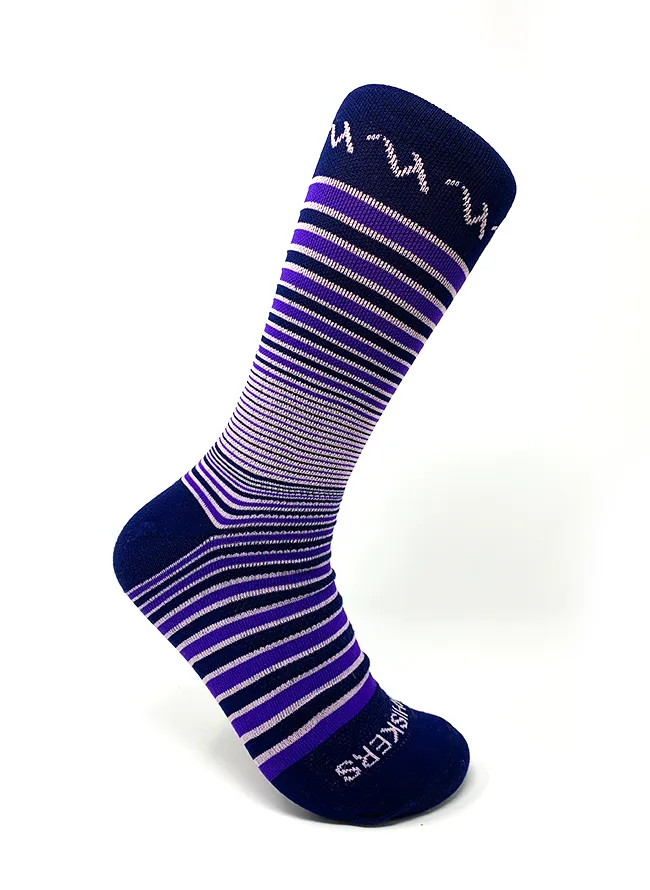 The Jacques Stripe - Purple/Navy/Lt Pink