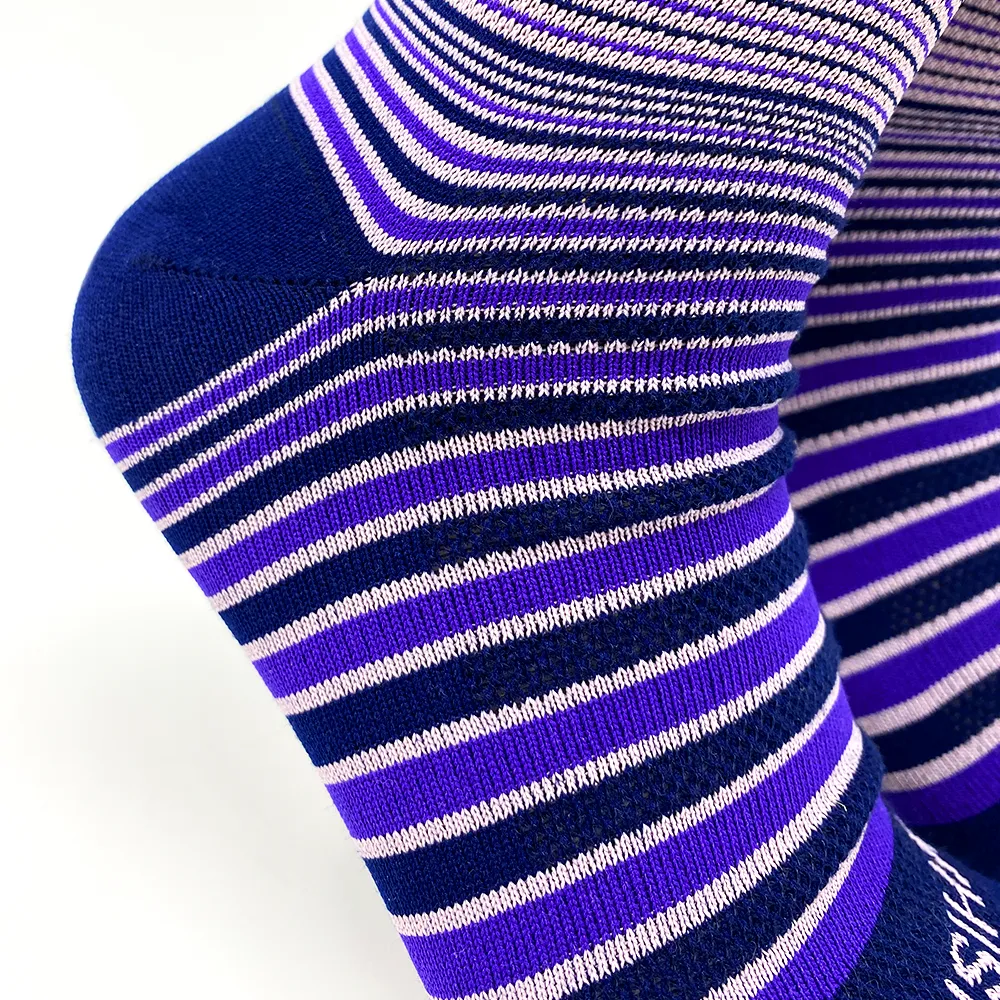 The Jacques Stripe - Purple/Navy/Lt Pink