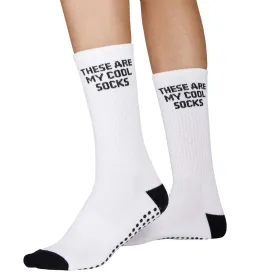 These Are My Cool Socks - Crew Grip Sock (Barre / Pilates)