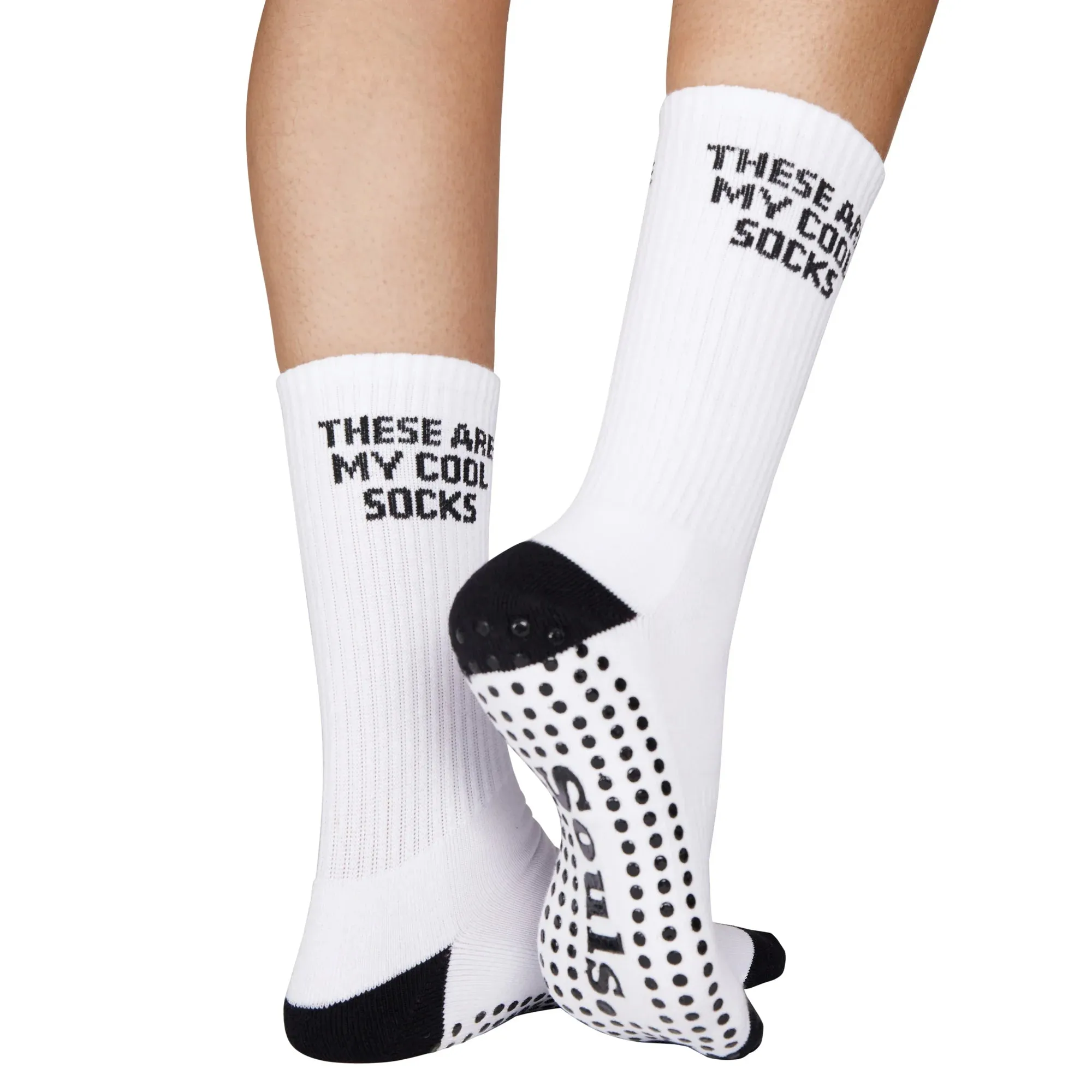 These Are My Cool Socks - Crew Grip Sock (Barre / Pilates)