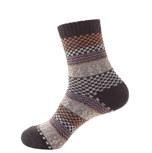 Thick Striped Wool Socks