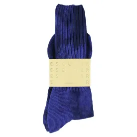 Tie Dye Socks - Black / Strong Blue