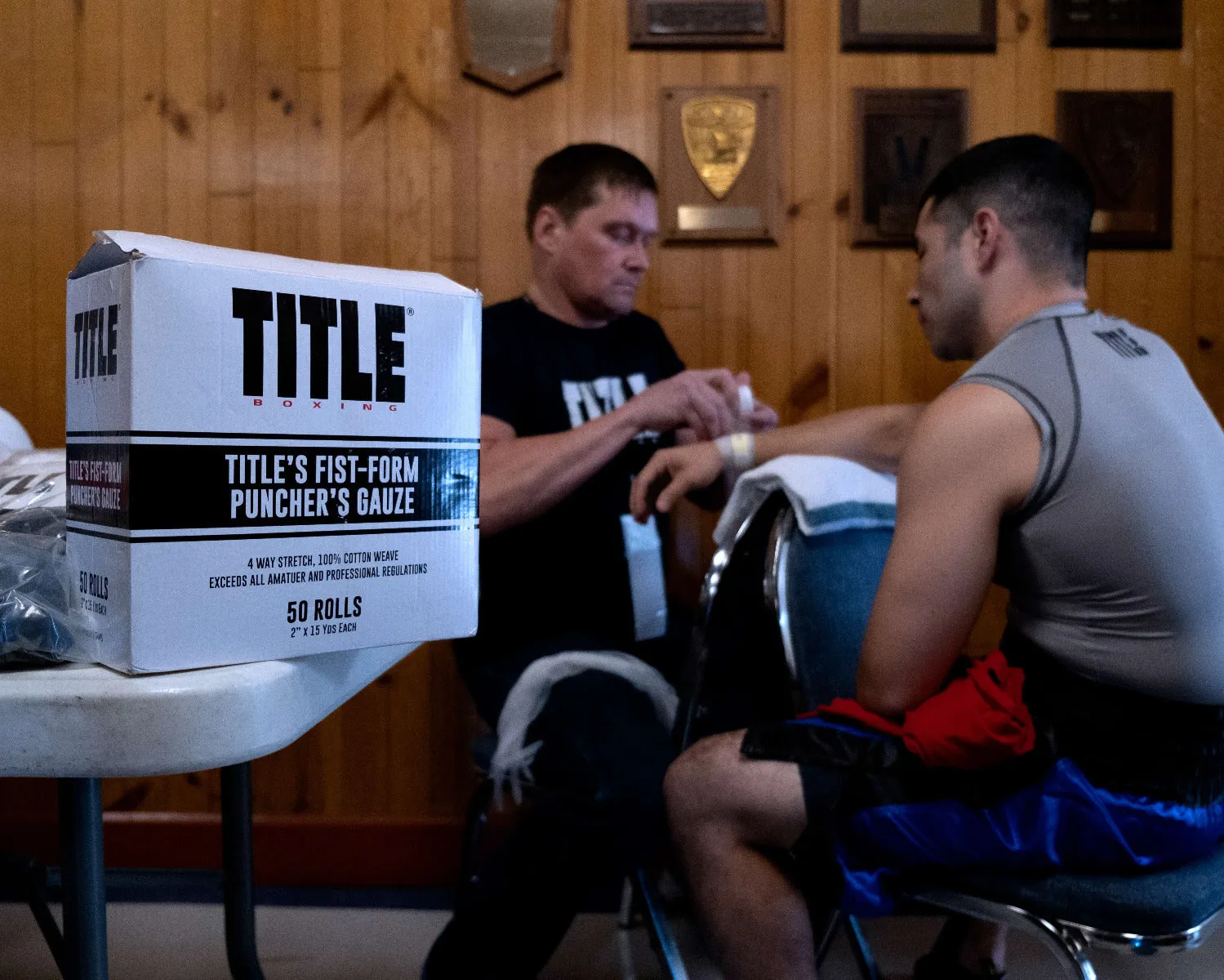 TITLE Boxing Fist-Form Puncher’s Gauze