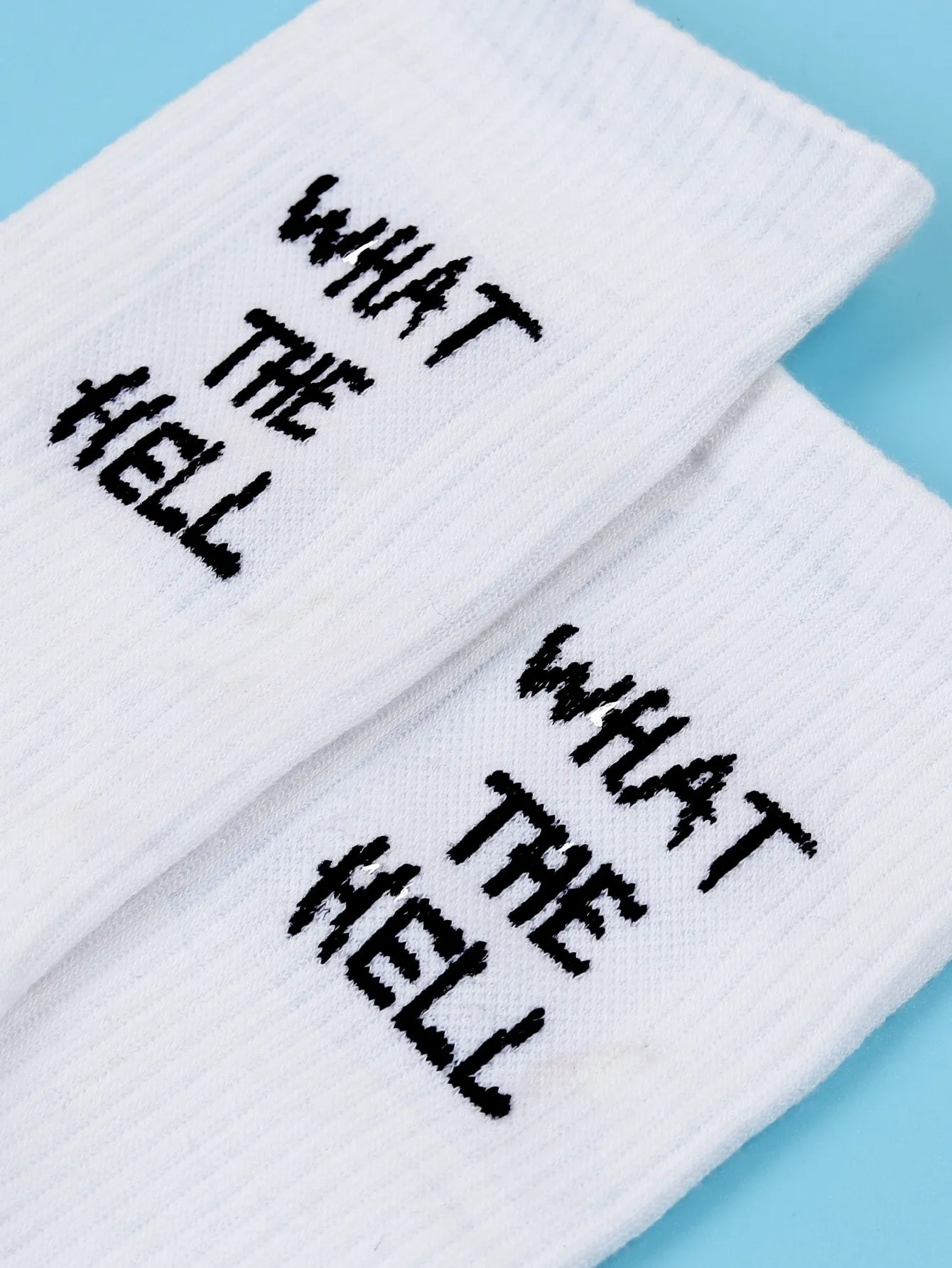 What The Hell Crew Socks Funny Socks for Men Novelty Socks Funky Socks Gift for