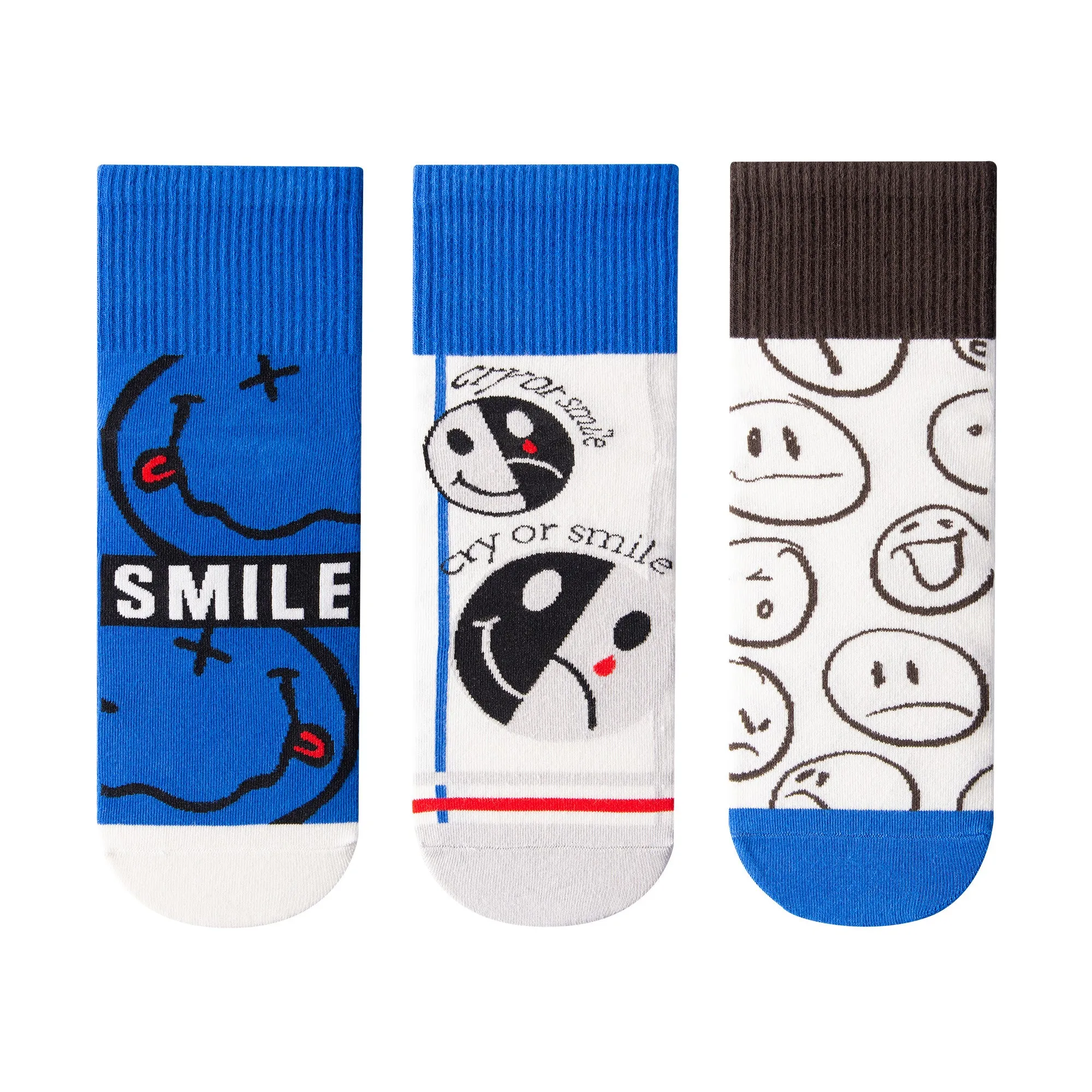 Womens Patterned Crew Socks Seamless Combed Cotton Funny Girls Cute Novelty Animal Flower Soft Socks Gifts 3 Pairs