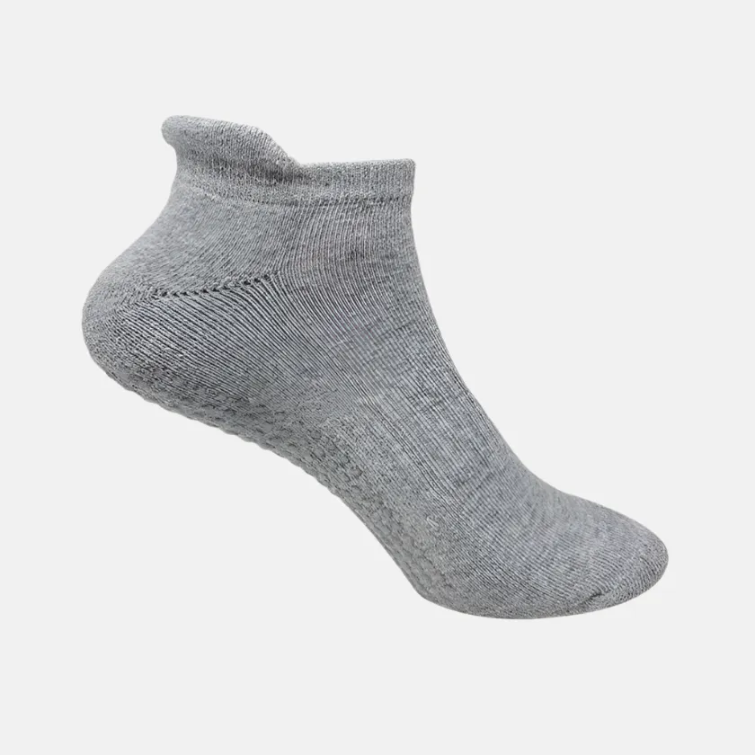 Yoga & Pilates Unisex Grip Socks -White/Black/Light Grey