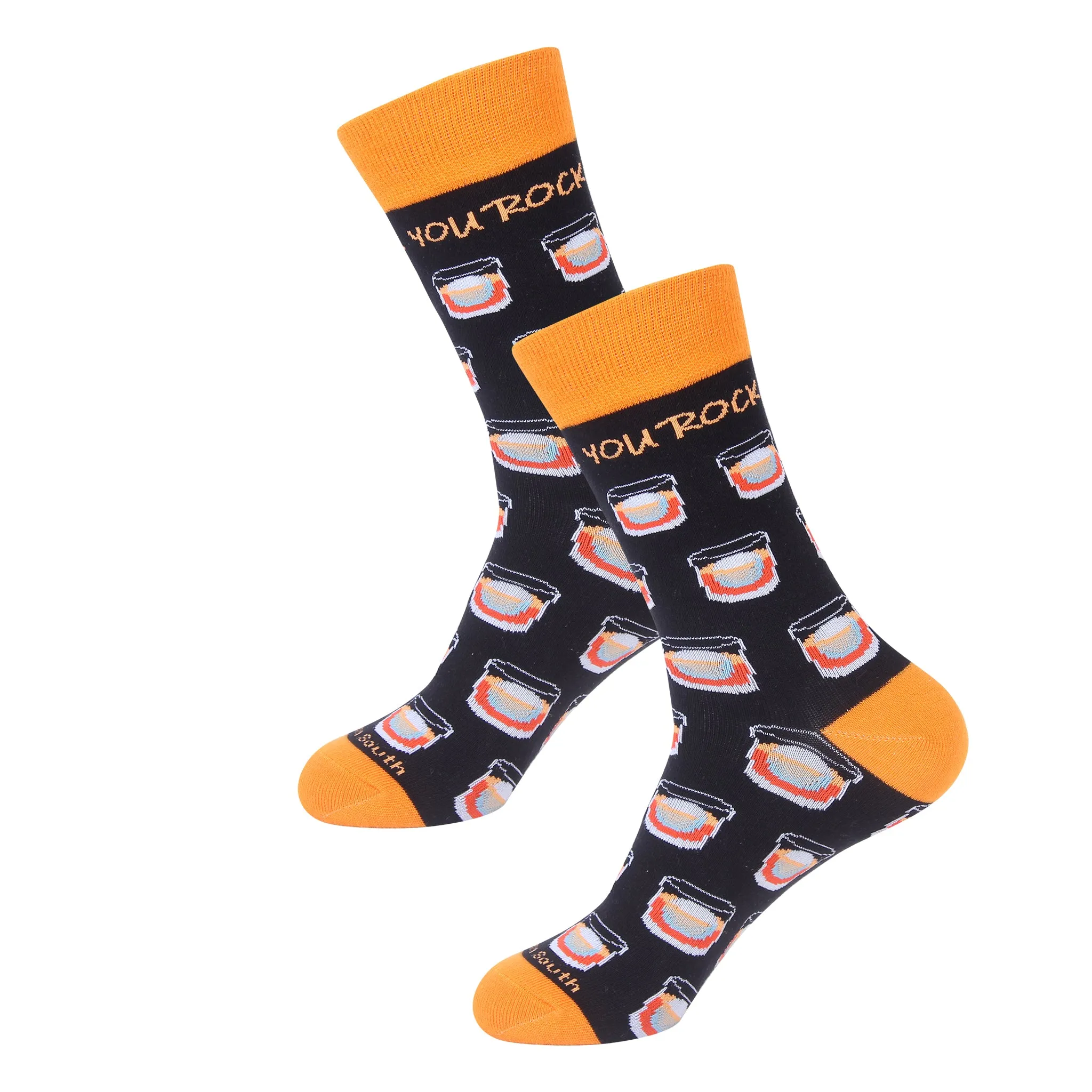 You Rock Bourbon Socks