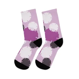 Yukiwa Purple/Grey Socks