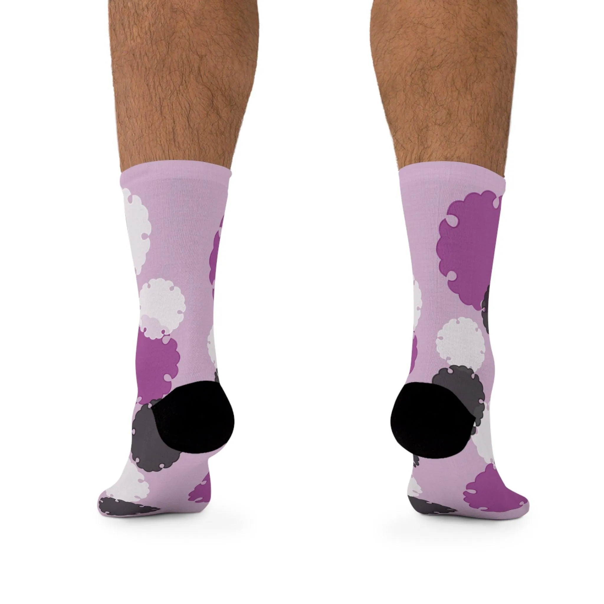 Yukiwa Purple/Grey Socks