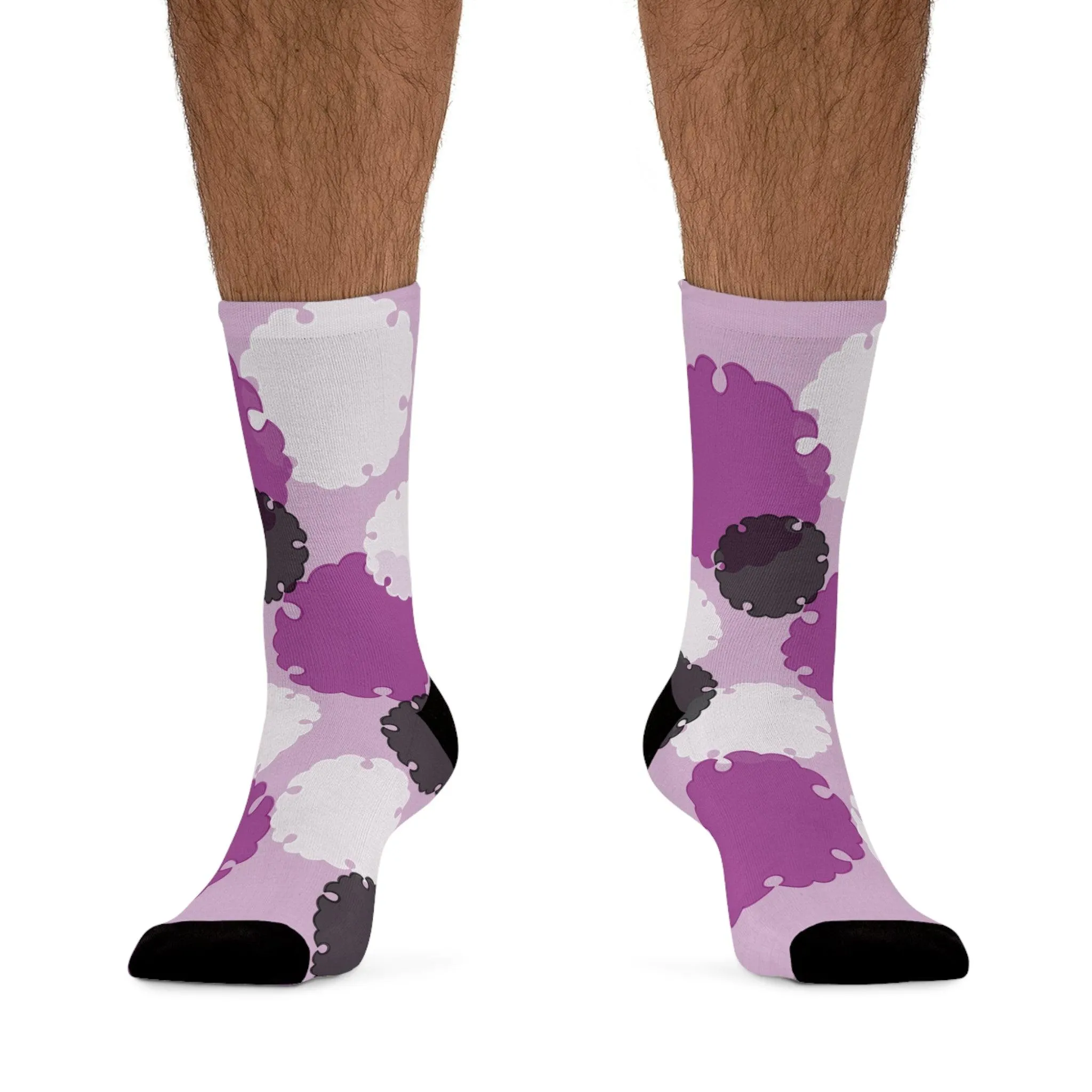 Yukiwa Purple/Grey Socks