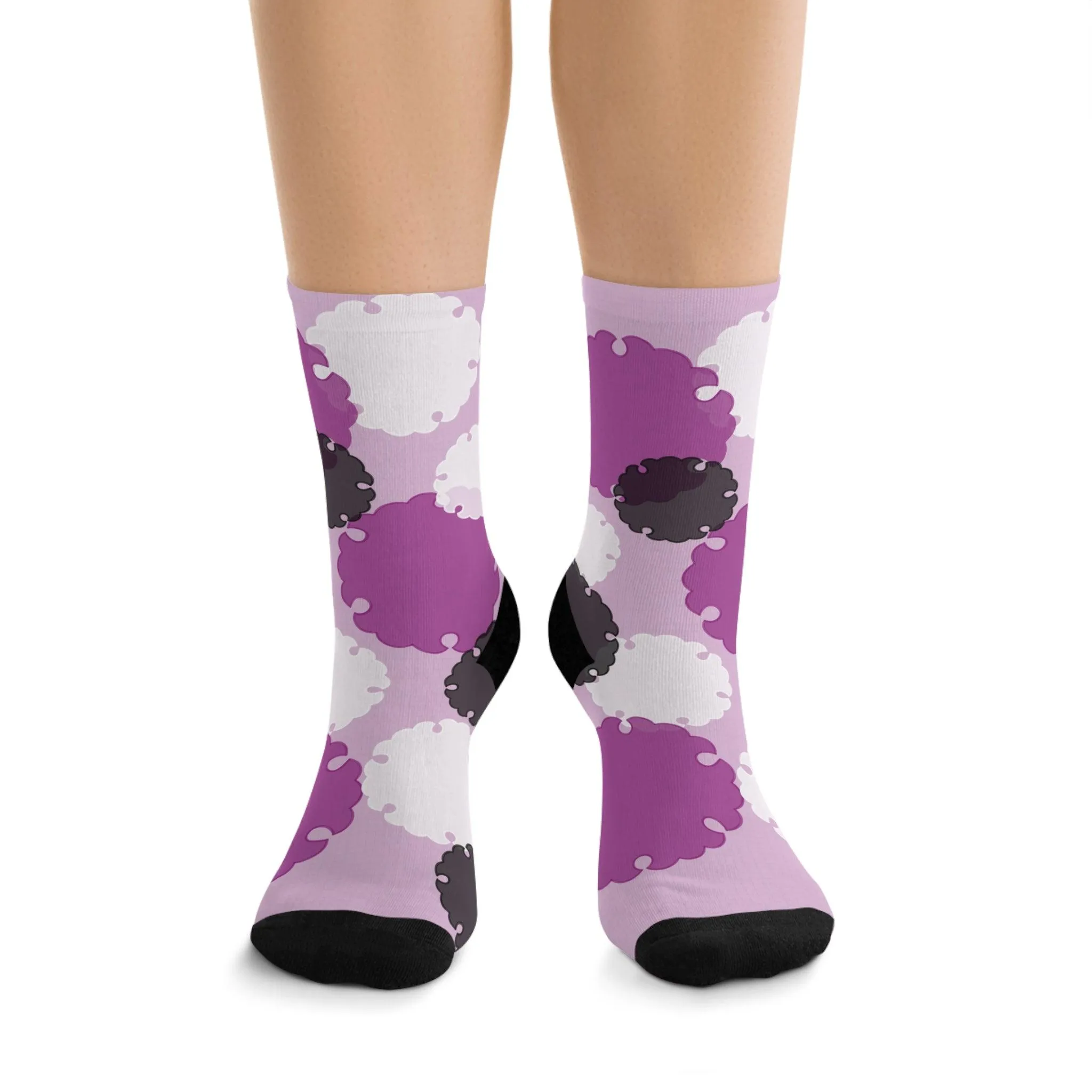 Yukiwa Purple/Grey Socks