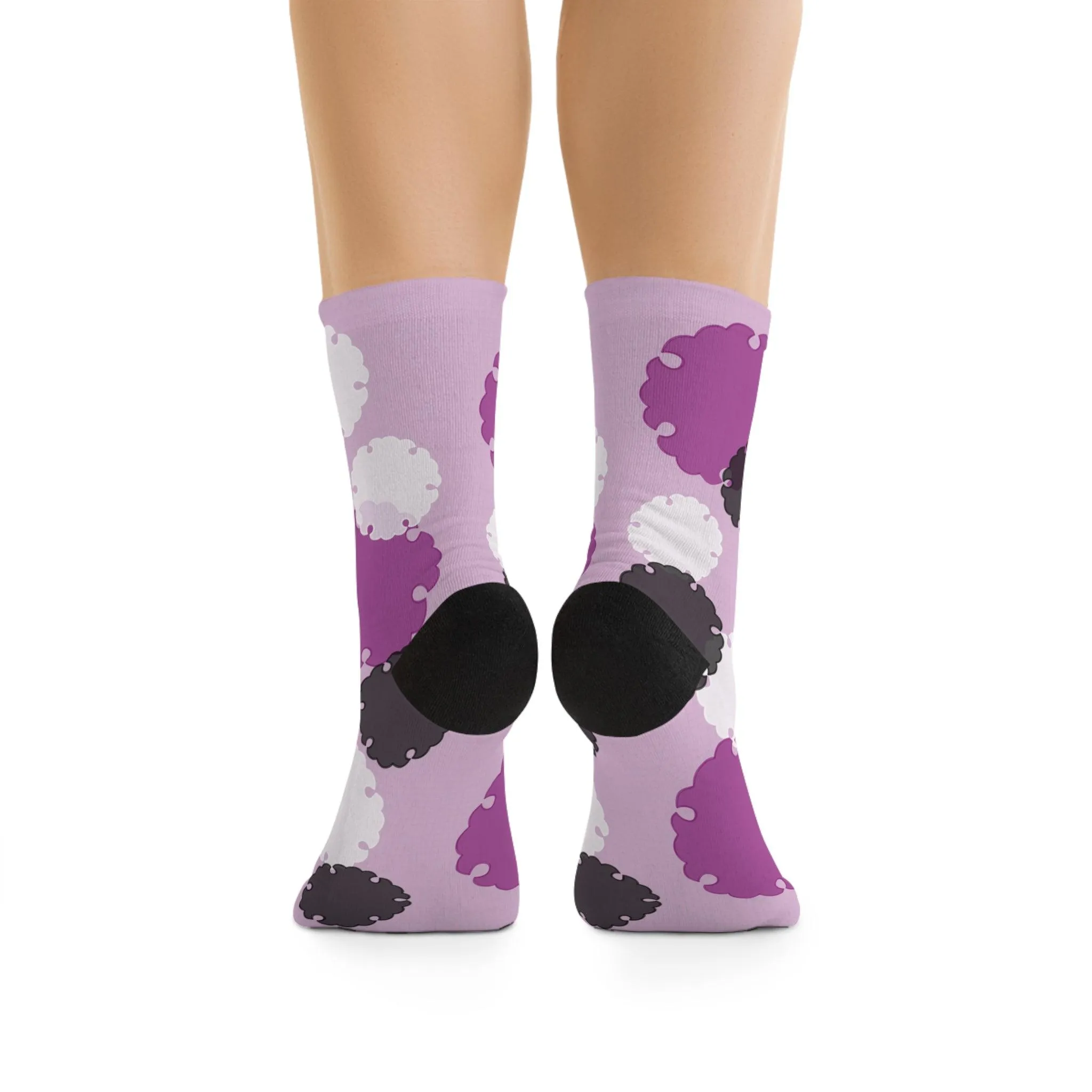 Yukiwa Purple/Grey Socks